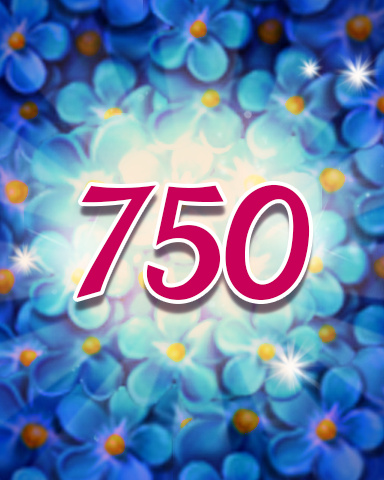 Flowers 750 Badge - Jewel Academy