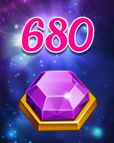 Level 680 Badge - Jewel Academy