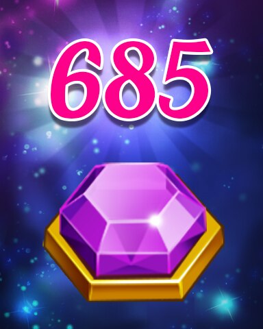 Level 685 Badge - Jewel Academy