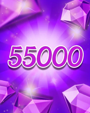 Purple Jewels 55000 Badge - Jewel Academy