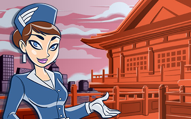 Beijing Coach Badge - Jet Set Solitaire