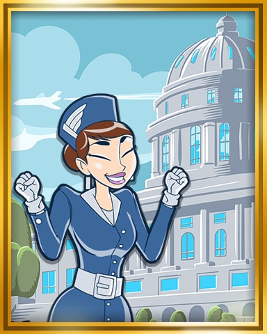 Washington Extended Stay Badge - Jet Set Solitaire