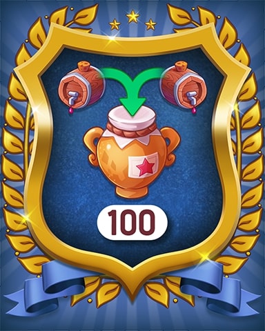 Total merge 100 Badge - Merge Academy