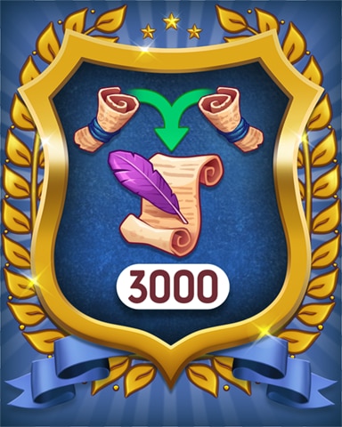 Magic Scrolls 3000 Badge - Merge Academy