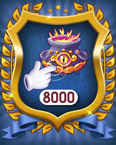 Merge Academy Magic Tome 8000 Badge