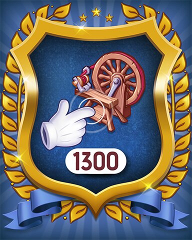 Spinning Wheel 1300 Badge - Merge Academy