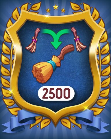 Merge Academy Broomsticks 2500 Badge