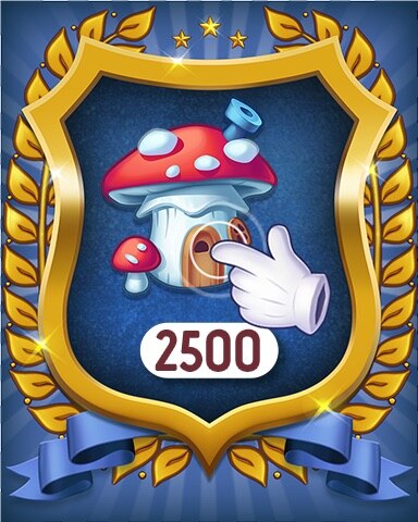 Merge Academy Mushroom House 2500 Badge