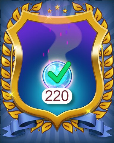 Complete 220 Tasks Badge
