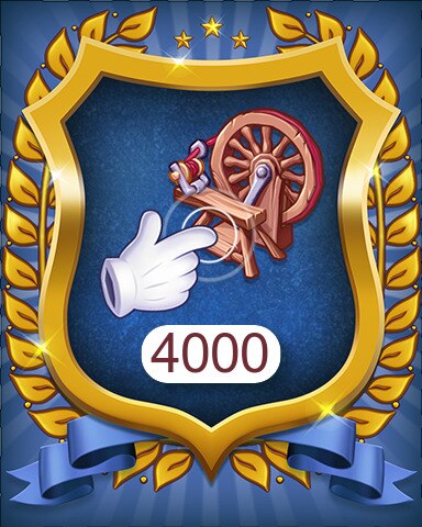 Spinning Wheel 4000 Badge