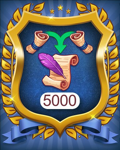 Magic Scrolls 5000 Badge