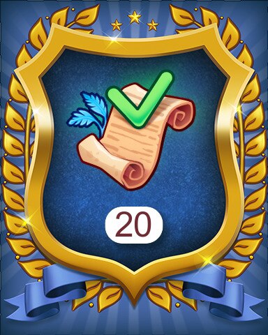 Merge Academy Treasure Trove orders 20 Badge