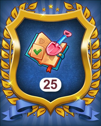 Merge Academy Coral Secrets objectives 25 Badge