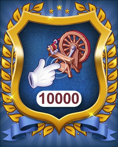 Spinning Wheel 10000 Badge - Merge Academy