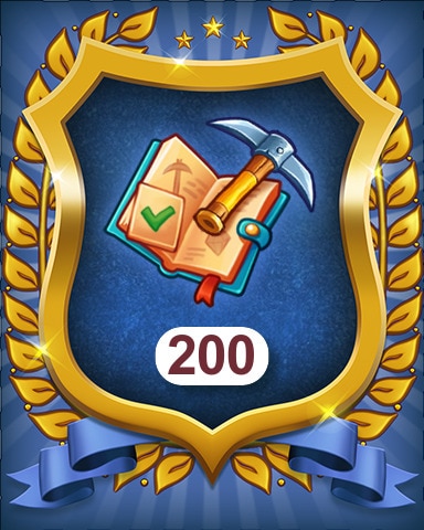 Treasure Trove objectives 200 Badge - Merge Academy