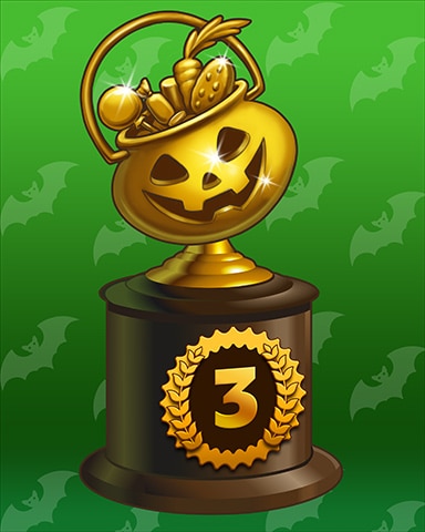 Solitaire Home Story Crazy Pumpkin Lap 3 Badge