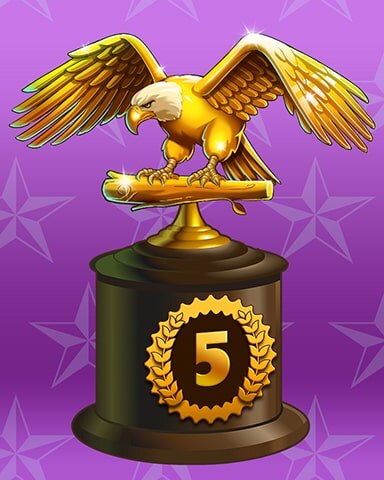 MONOPOLY Sudoku Eagle-Eyed Hike Lap 5 Badge