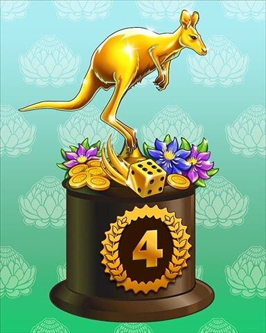 Garden Blast Wild Hopper Lap 4 Badge