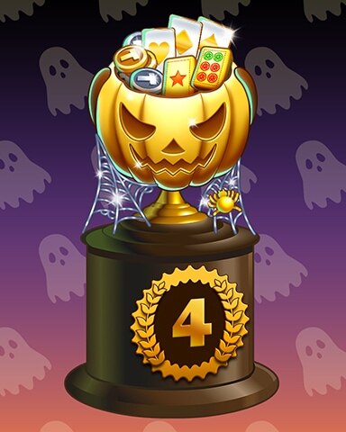 Rainy Day Spider Solitaire HD Ghastly Figures Lap 4 Badge