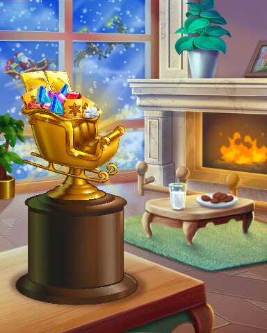 Santa's Golden Sleigh Reward Badge
