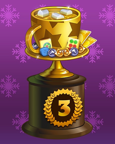 Cocoa Cup Lap 3 Badge - Garden Blast