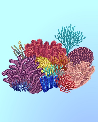 Camouflaging Coral Badge - Quinn's Aquarium