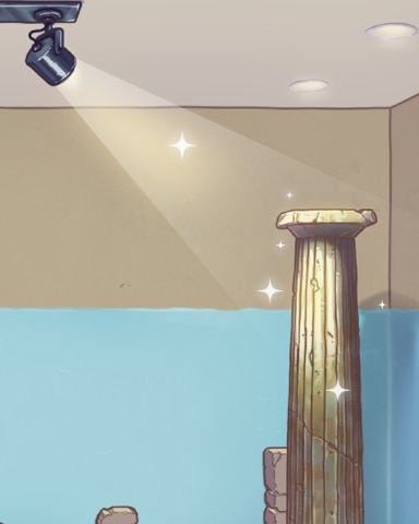 Quinn's Aquarium Just The Right Light Badge