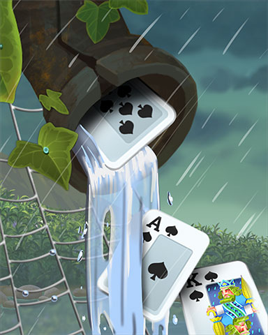 Rainy Day Spider Solitaire HD Soggy Spades Badge