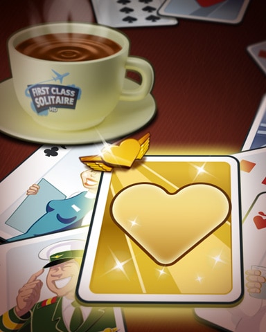 Play Cards Badge - First Class Solitaire HD