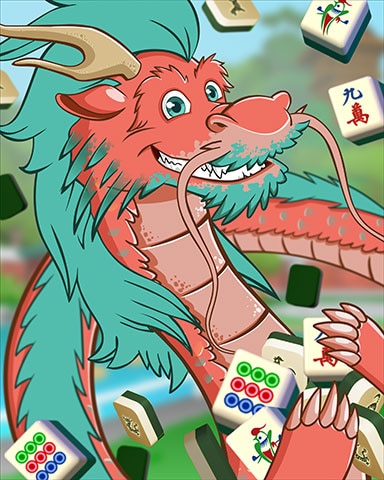 Mahjong Garden HD Dragon's Treasure Badge