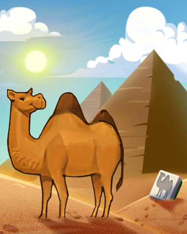 Mahjong Safari HD Giza Camel Badge