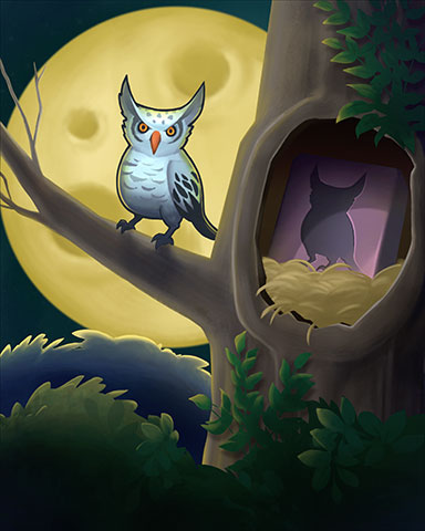 Mahjong Safari HD Night Owl Badge