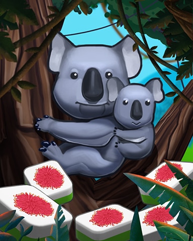 Mahjong Safari HD Koalas in the Trees Badge