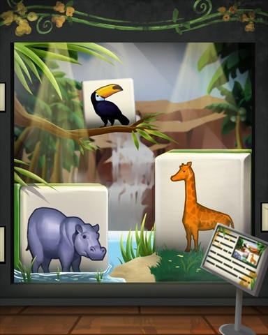 Mahjong Safari HD Museum Tiles Badge