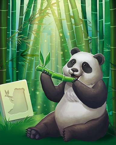 Bite of Bamboo Badge - Mahjong Safari HD