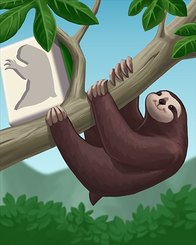 Mahjong Safari HD Slow Sloth Badge