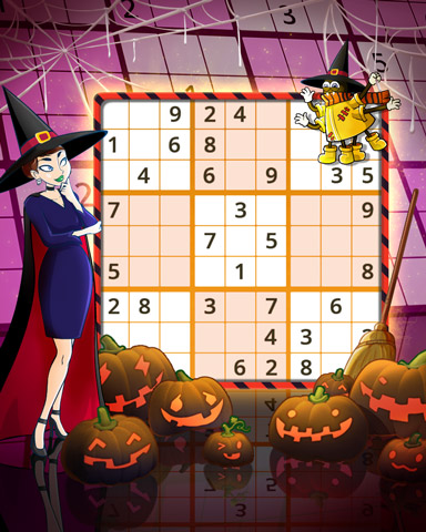 Scary Numbers Badge - Pogo Daily Sudoku