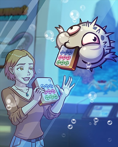 Blowfish Matching Badge - Quinn's Aquarium