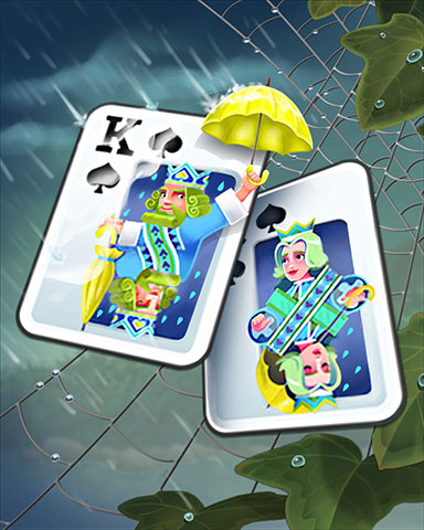 Rainy Day Spider Solitaire HD Sharing an Umbrella Badge