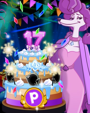Fifi's Party Cake Badge - Spades HD