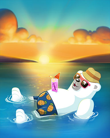 Snowbird Solitaire A Relaxing Bearnard Float Badge