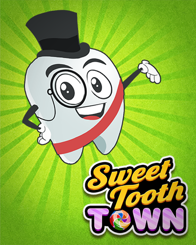 Mayor Toothy Badge - Sweet Tooth Town