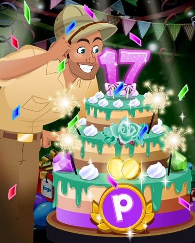 Tex's Party Cake Badge - Tri-Peaks Solitaire HD