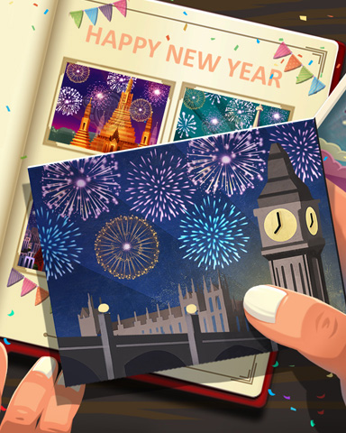 London New Years Badge - StoryQuest