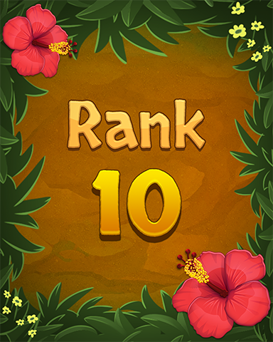 Rank 10 Badge - Mahjong Sanctuary