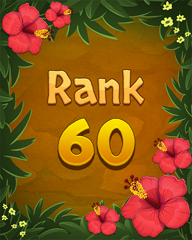 Rank 60 Badge - Mahjong Sanctuary