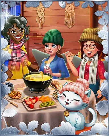 Second Board Fondue Party Bingo Badge