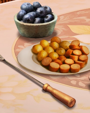 Fondue Party B4 Badge - Claire Hart: Secret in the Shadows