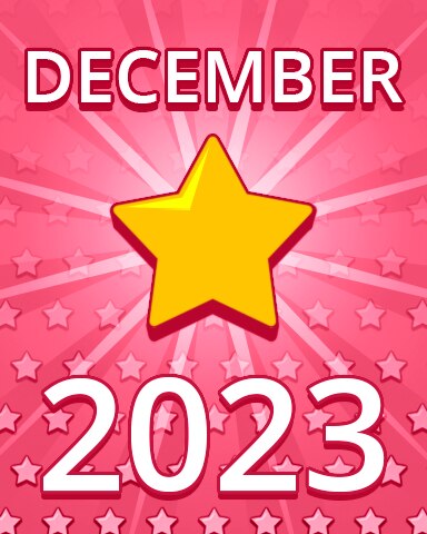 All Stars December 2023 Badge - Pogo Daily Sudoku