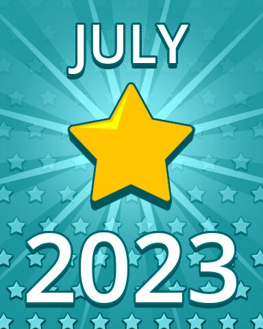 All Stars July 2023 Badge - Pogo Daily Sudoku